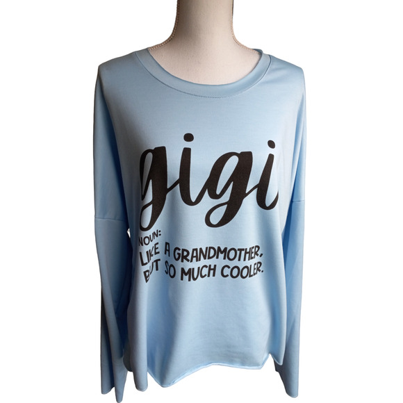 Women's GiGi Grandma Sweatershirt Top Size M - Picture 3 of 10